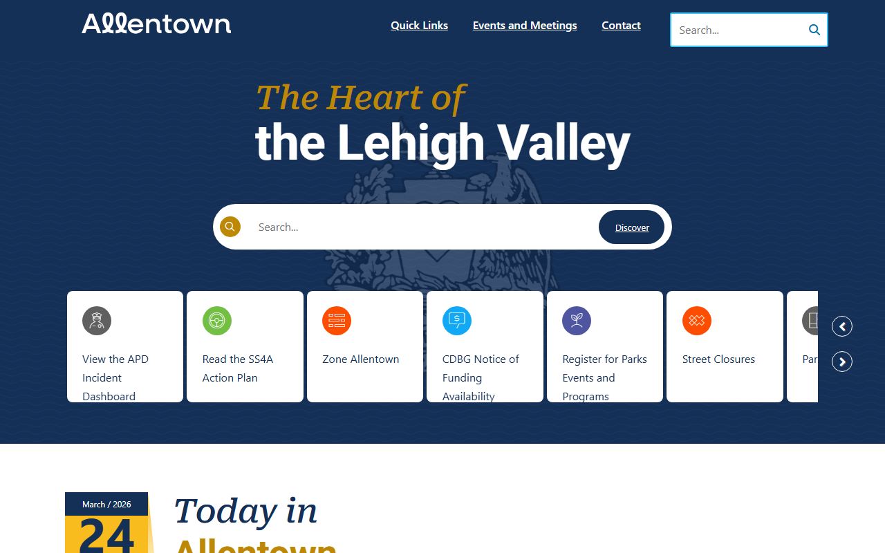 Allentown Pennsylvania official city website